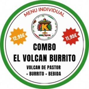 Combo Volcán-Burrito