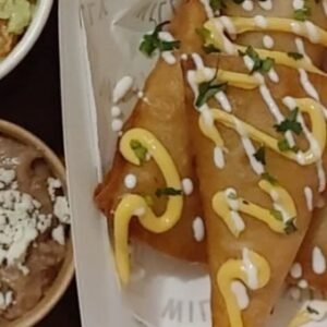 Nachos sencillos con Frijoles